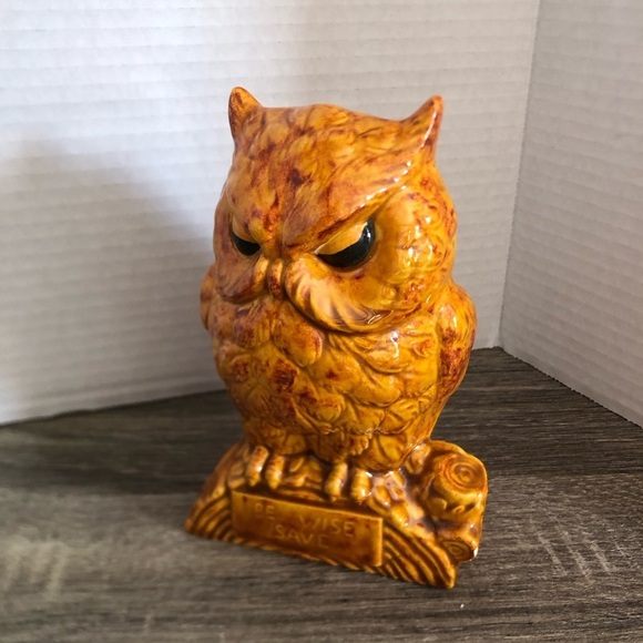Vtg MCM Owl Coin Bank - Picture 14 of 15